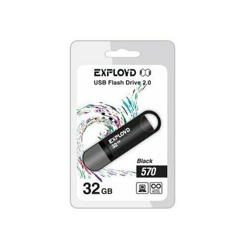 Флешка EXPLOYD 570 32GB Black