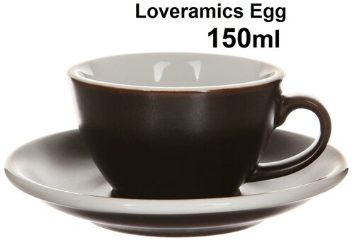 Кофейная пара Loveramics (Лаврамикс) Egg 150 мл, титановый (gunpower BGU)