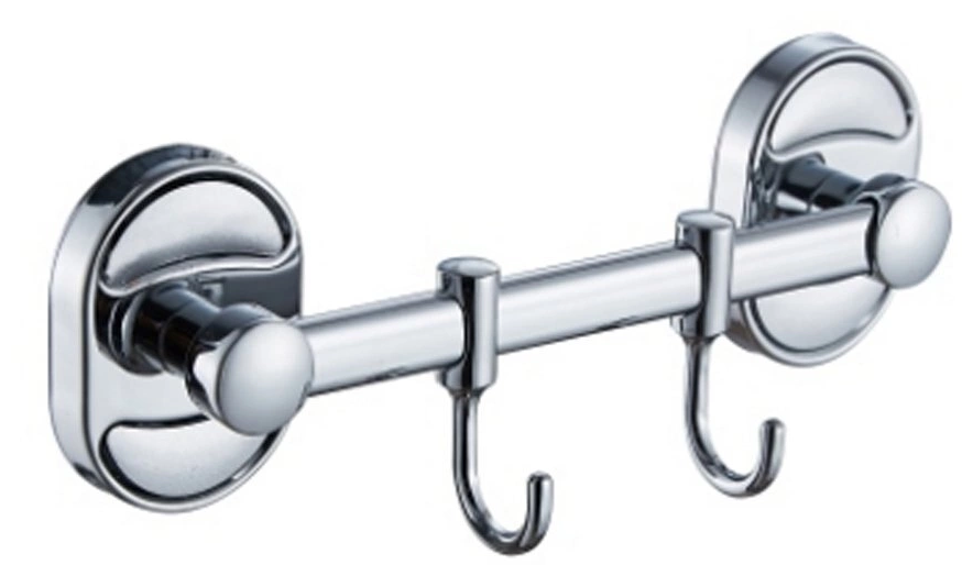 HAIBA Крючки для ванной и кухни (для полотенец) настенные металлические, хром, HB1915-2
