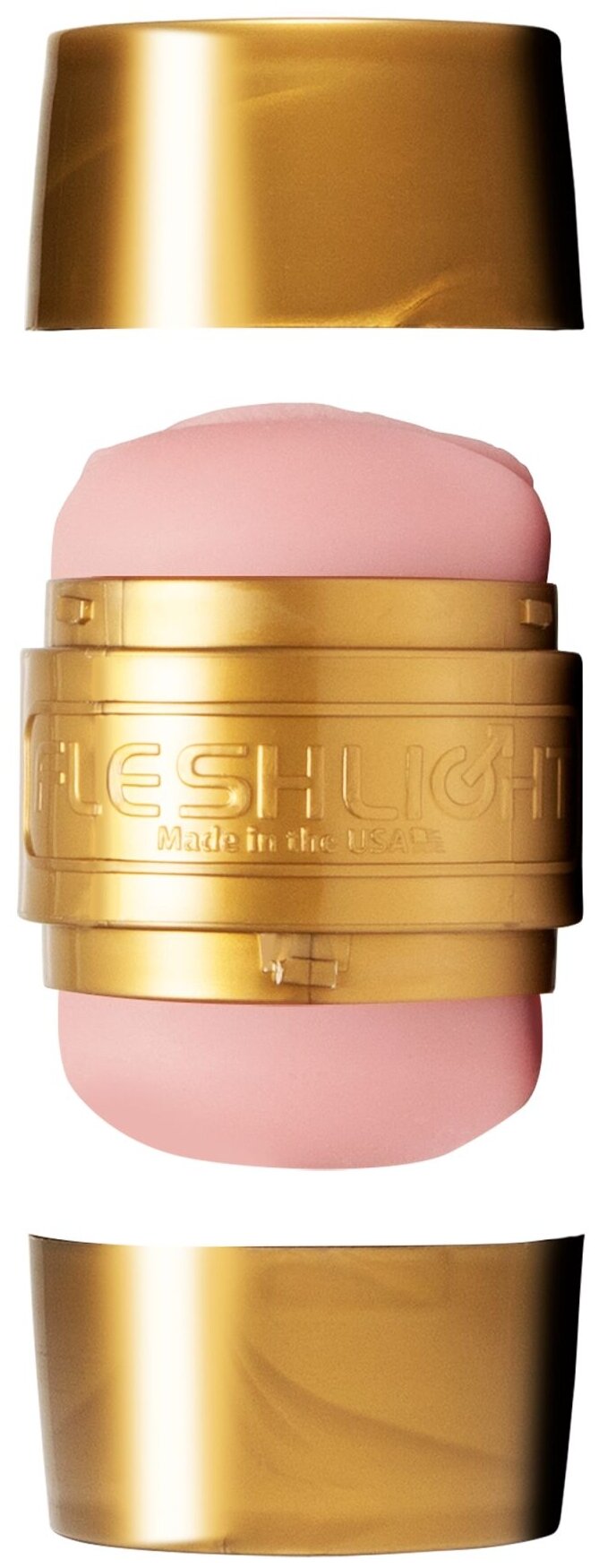 FleshLight Мастурбатор Quickshot Stamina Training Unit, золотистый/телесный