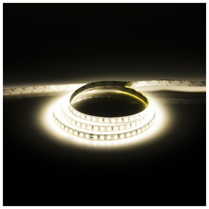 Светодиодная лента TruEnergy, 12В, Smd2835, 5 м, Ip20, 9.6 Вт/м, 120 LED/м, 3000K TruEnergy 9803201 - фотография № 1