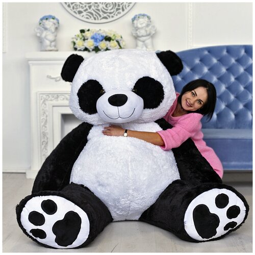 Плюшевая панда Maxi-Mishki — Ричард (220 см, чёрно-белый)
