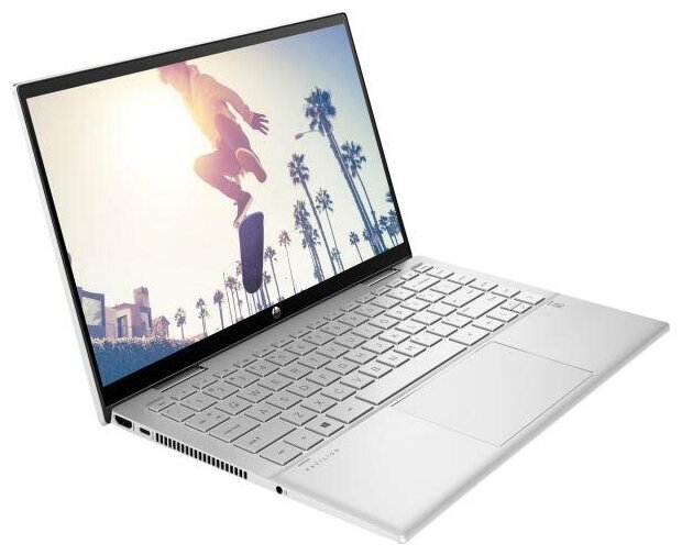 Ноутбук HP Pavilion x360 14-dy0005ur 140 FHD Touch Intel Core i3-1125G4 8Gb 256Gb SSD no ODD Win10 серебристый