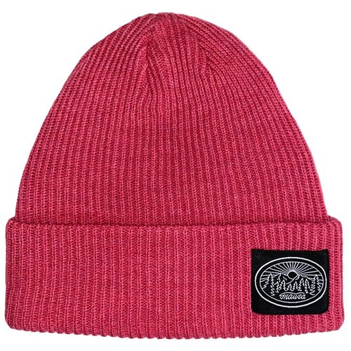 фото Шерстяная шапка тайга (азалия)