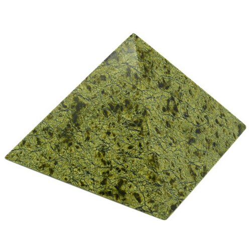 Зеленый Змеевик пирамида, 40 мм