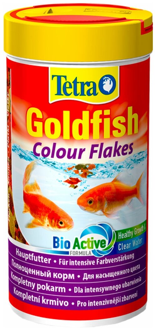 TETRA GOLDFISH COLOUR корм хлопья для золотых рыбок для усиления окраски (12 гр х 25 шт)