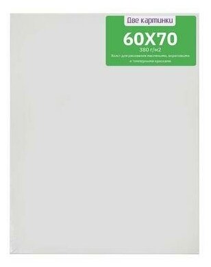 Холст Две картинки на подрамнике 60X70 "Две картинки"