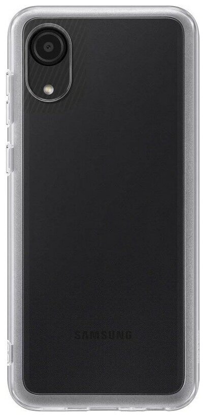 Накладка Samsung Soft Clear Cover для Samsung Galaxy A03 Core A032 EF-QA032TTEGRU прозрачная