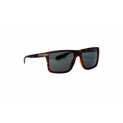 Солнцезащитные очки Safilo, квадратные, поляризационные, с защитой от УФ, коричневый