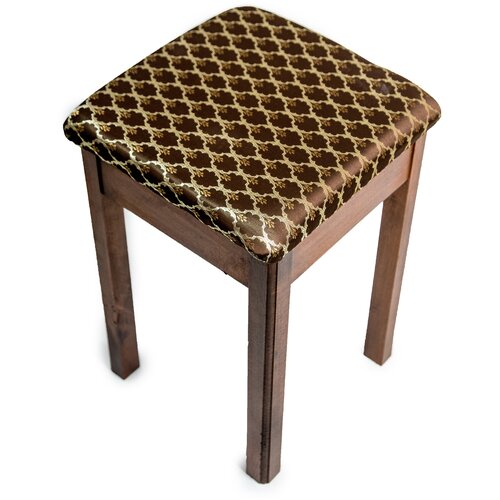 Деревянный табурет для кухни из массива бука Осло 1 шт, цвет орех