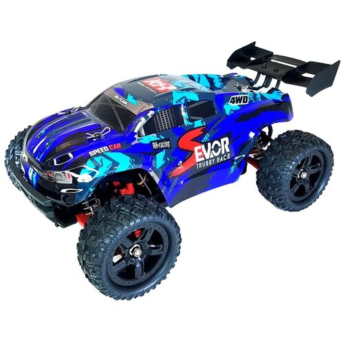 Радиоуправляемая трагги Remo Hobby S EVO-R V2.0 (синий) 4WD 2.4G 1/16 RTR, RH1661V2-BLUE steering group aluminum alloy option upgrade parts for 1 10 scale 4wd brushless electric monster truck traxxas maxx
