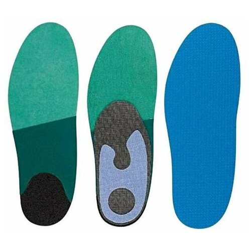 Стельки для обуви Sidas OPCT RUN SM 41-42 зеленый/синий 1 шт.