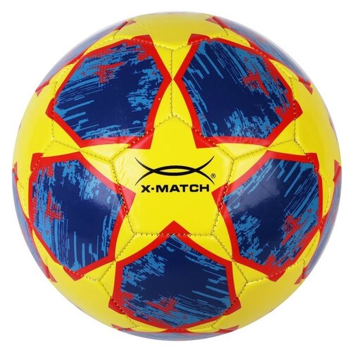 мяч футбольный x match 1 слой pvc 1 8 мм 330 350 гр размер 5 Футбольный мяч X-Match 57036, размер 5