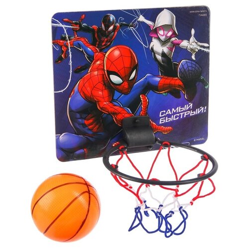 фото Баскетбольное кольцо с мячом "самый быстрый" человек паук сима-ленд