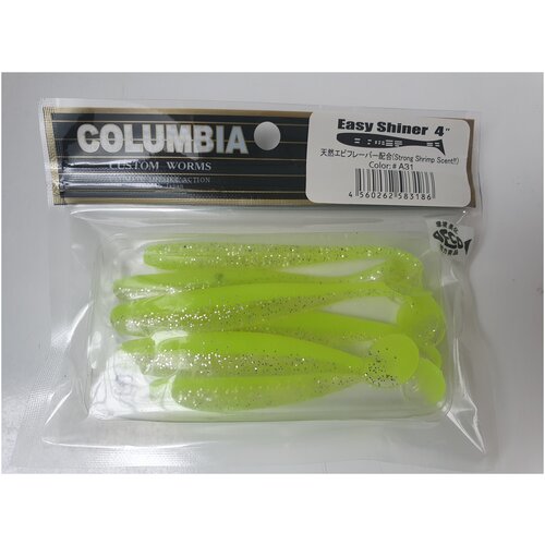 Силиконовая приманка Columbia Easy Shiner 4 Цвет А31 400₽