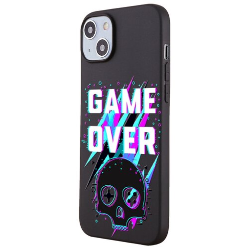 Силиконовый чехол Mcover на Apple iPhone 14 Plus с рисунком Конец игры силиконовый чехол mcover на apple iphone 13 mini с рисунком конец игры