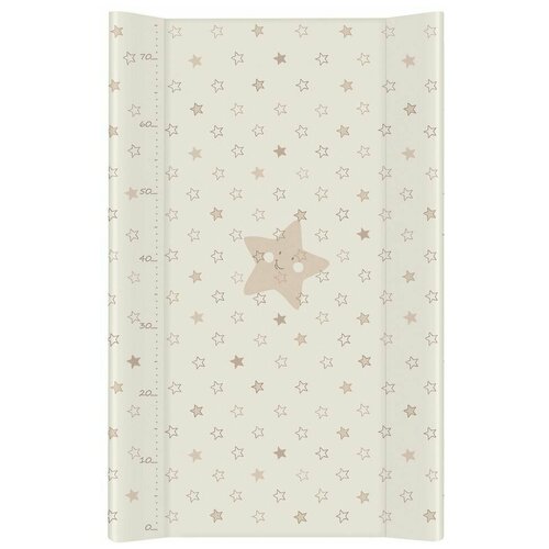 Матрац пелен. Ceba Baby 80 см без изголовья на кровать COMFORT Stars beige W-212-066-111