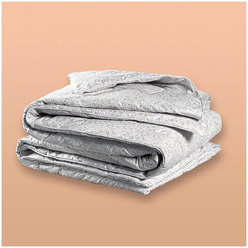 DAILY by T Одеяло теплое утяжеленное Пух-перо в тике, пух-перо, цвет: белый (200х210 см)