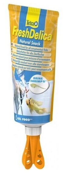 Tetra Fresh Delica корм креветка в желе Brine Shrimps, 80 г - фотография № 13