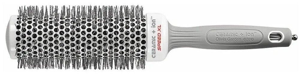 Термобрашинг Olivia Garden Expert Blowout Speed XL Wavy Bristles White&Grey, 25 мм .
