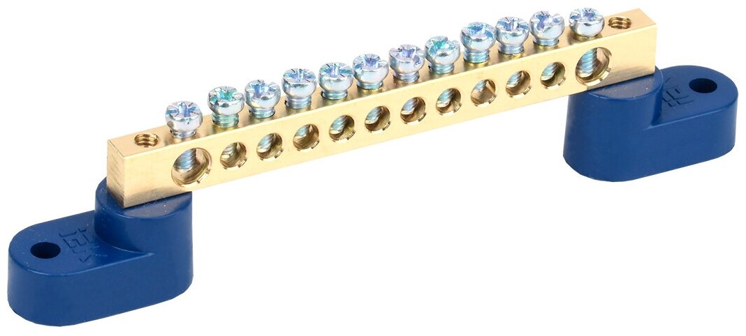 фото Шина сборная нулевая (полосовая) IEK YNN10-69-12C2-K07