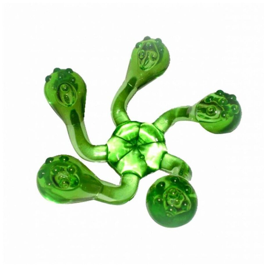 Массажер медицинский Торг Лайнс Лапонька-1 (пять массажных элементов гладкий) (зеленый)