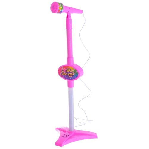 Микрофон Ты звезда высота 80 см цвет розовый 97900₽