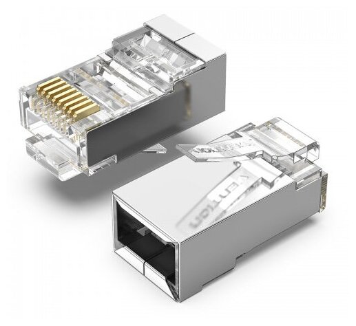 Коннектор Vention RJ45 8p8c FTP cat.5 10шт IDAR0-10