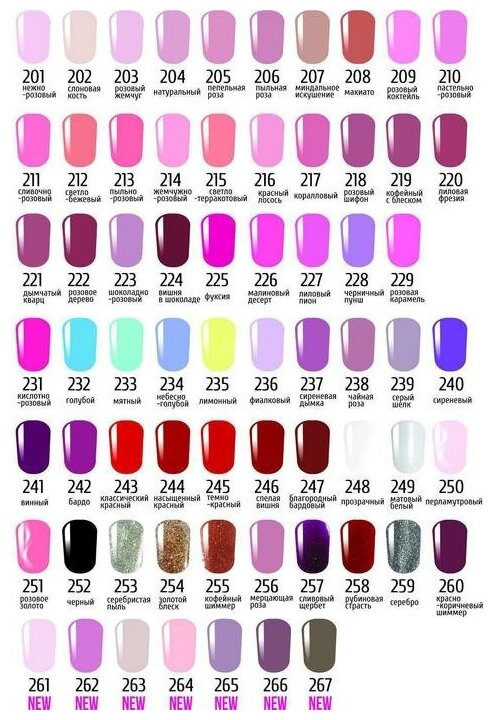 Гель-лак для ногтей TF Cosmetics "Color Gel", тон 252, Черный, 8 мл - фотография № 10