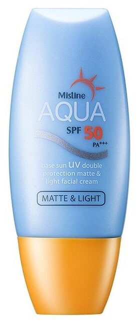 Mistine крем для лица Aqua Двойной эффект SPF 50, 40 мл