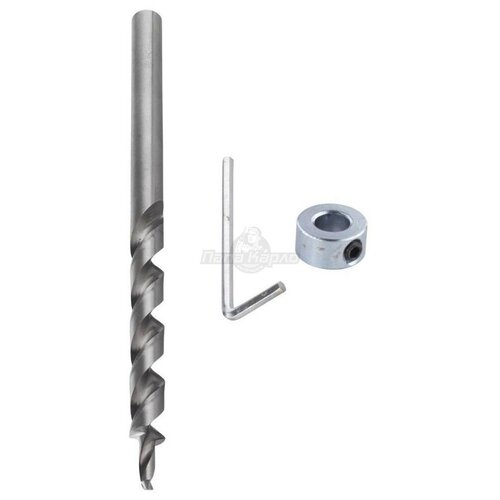Сверло степенчатое 9,5х180мм для скрытых угловых соединений с ограничителем глубины Wolfcraft 2933000