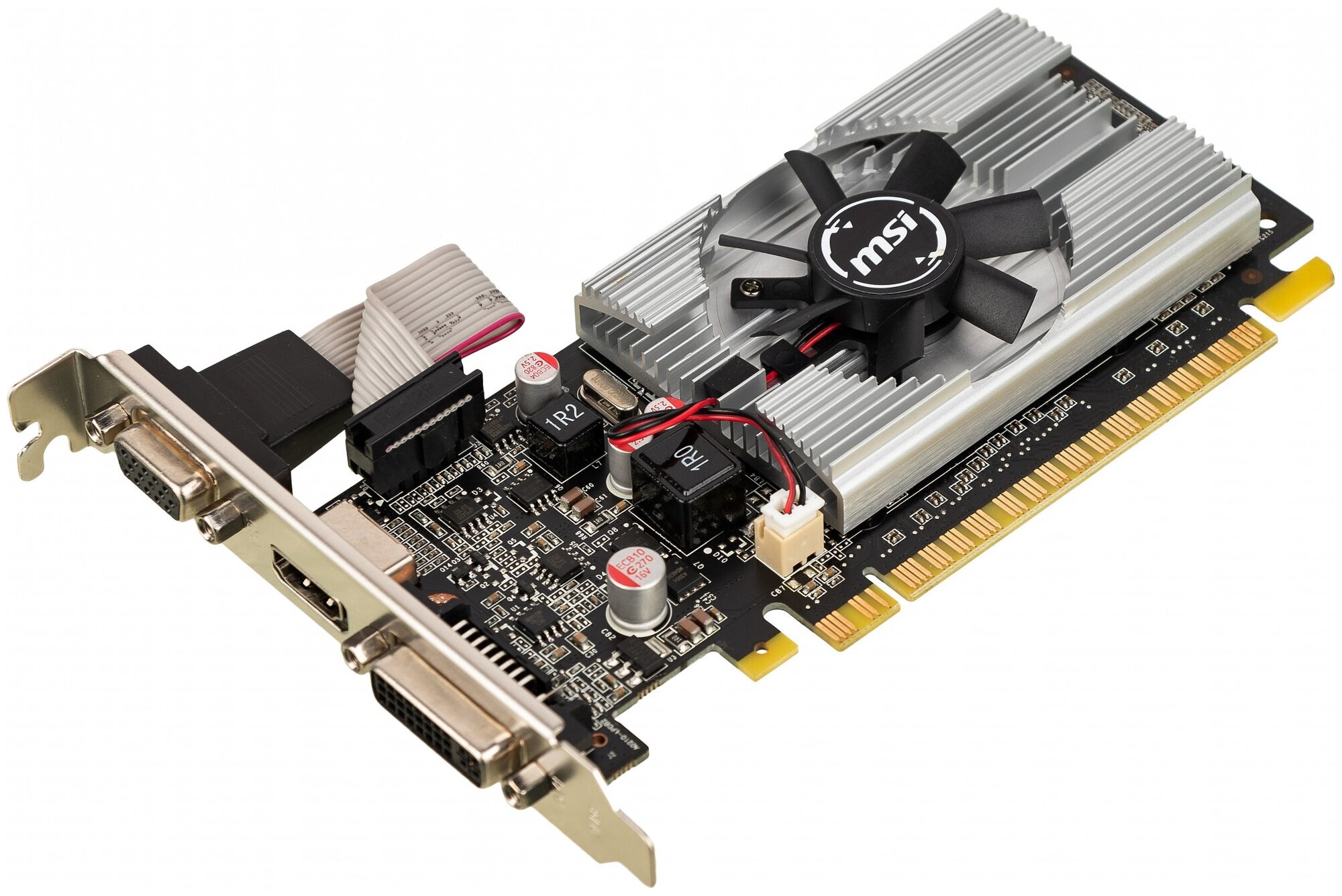 Видеокарта MSI NVIDIA GeForce 210 , , 1ГБ, DDR3, Low Profile, Ret - фото №16