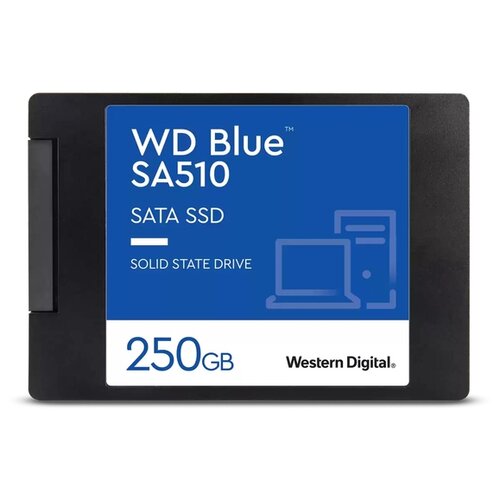 Твердотельный накопитель Western Digital WD Blue 250 ГБ SATA WDS250G3B0A твердотельный накопитель western digital wd blue 250 гб m 2 wds250g3b0b