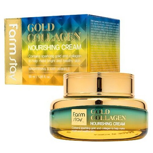 FarmStay Питательный крем с золотом и коллагеном Gold Collagen Nourishing Cream