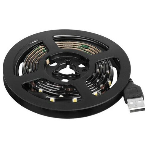 Rexant Светодиодная лента 141-385 LED лента с USB коннектором 5 В, 8 мм, IP65, SMD 2835, 60 LED m, БЕЛАЯ 6500 K