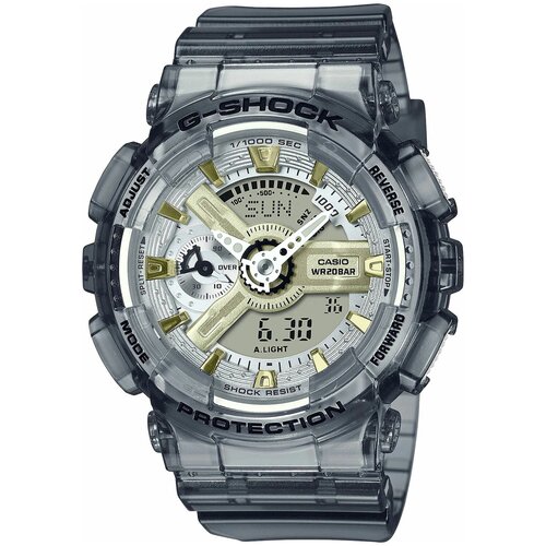 Наручные часы CASIO G-Shock GMA-S110GS-8A, серый, хаки наручные часы casio g shock gma s110gs 8a серый серебряный