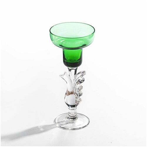 Подсвечник Птица счастья стекло Гусевской хрустальный завод 3202₽