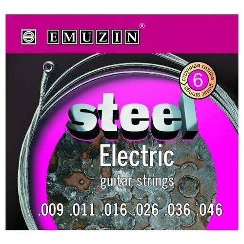 Струны для электрогитары EMUZIN 6S9-46 31000₽