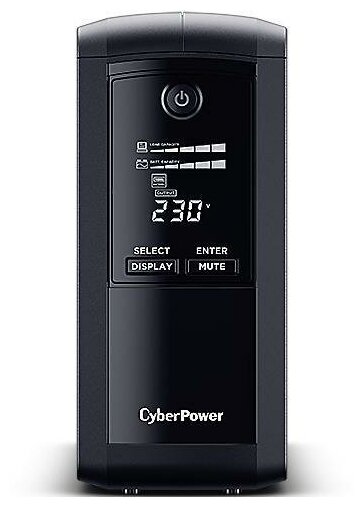 UPS CyberPower VP1000EILCD {1000VA/550W USB/RS-232/RJ11/45 (6 IEC С13)}