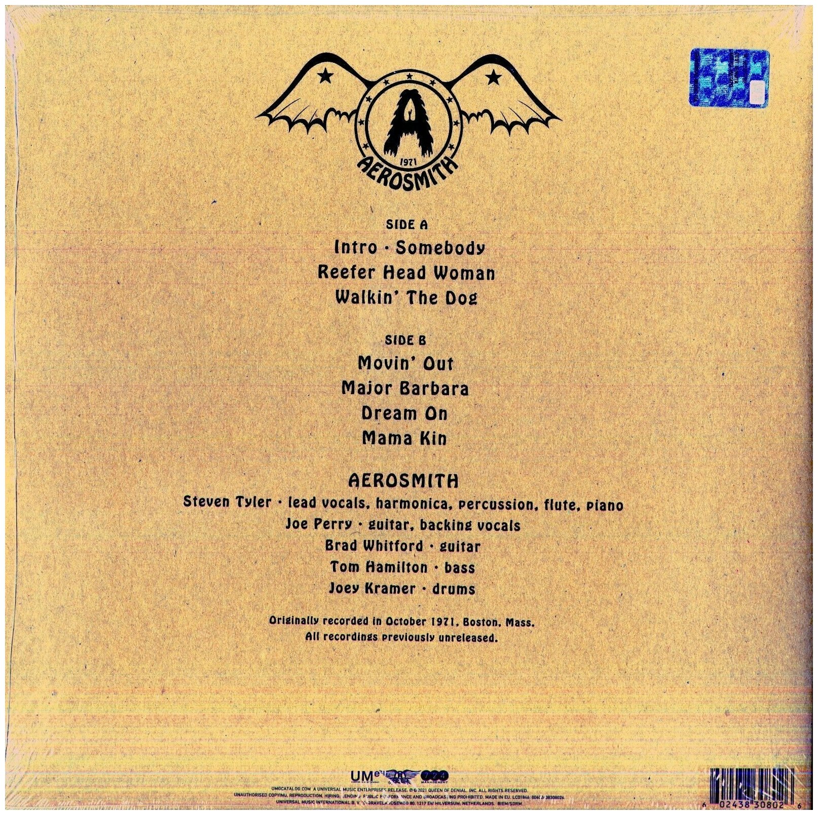 Aerosmith Aerosmith - 1971: The Road Starts Hear Universal Music - фото №2