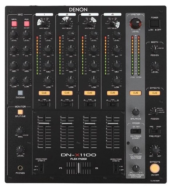 4-канальный DJ-микшер Denon DN-X1100E2