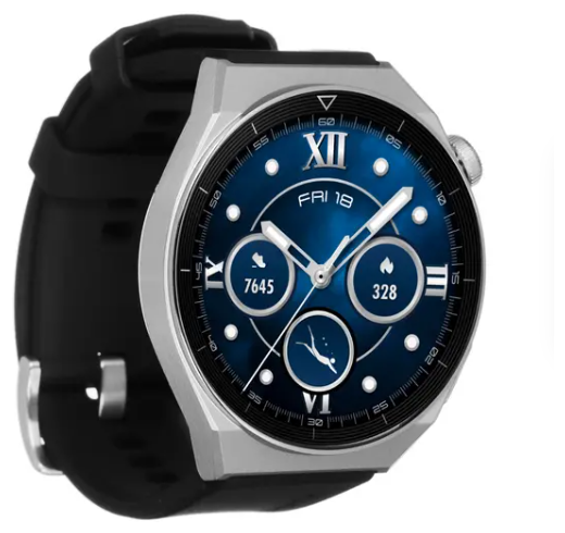 Умные часы HUAWEI Watch GT 3 Pro, белый керамический корпус с серебряным безелем - фото №18