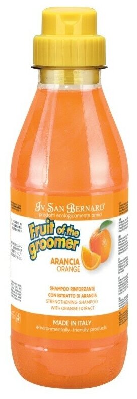 ISB Fruit of the Grommer Orange Шампунь для слабой выпадающей шерсти с силиконом 1 л.