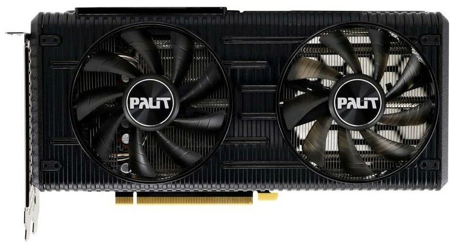 Palit Видеокарта RTX3060 DUAL OC 12G NV RTX3060 12288Mb 192 GDDR6 1320 15000 HDMIx1 DPx3 H NE63060T19K9-190AD RTL