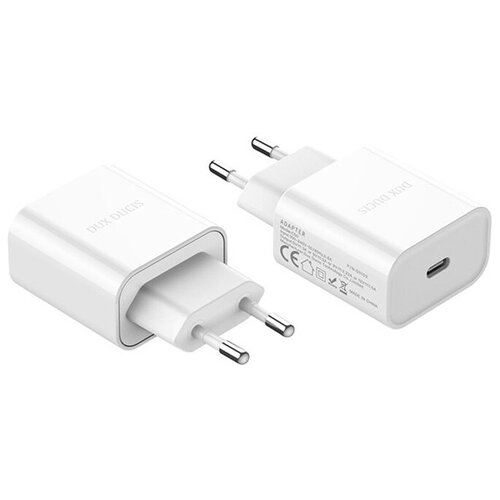 Сетевое зарядное устройство 20W Dux Ducis, C50 series, Type-C белый