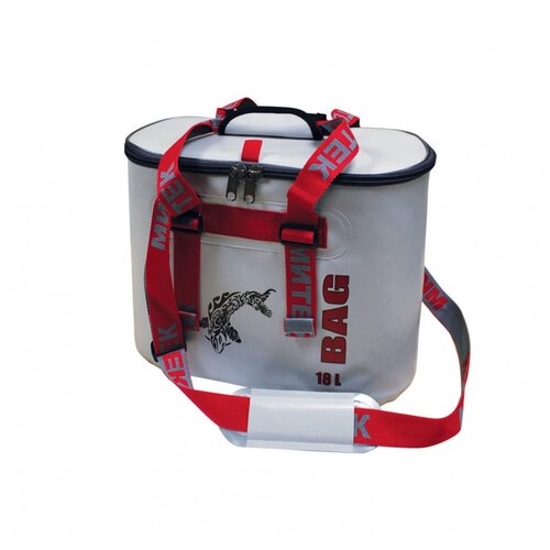 фото Сумка-термос митек овал 18л 40х20х31 с крышкой серый