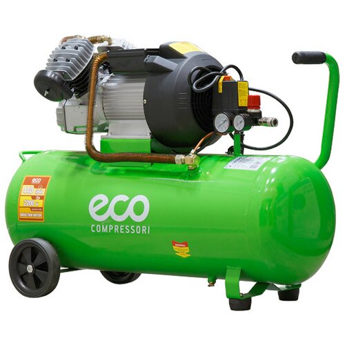 Компрессор масляный Eco AE 705-3, 70 л, 2.2 кВт компрессор масляный eco ae 1005 2 100 л 3 квт