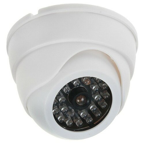 Муляж видеокамеры LuazON VM-4 со светодиодным индикатором 2хАА не в компл белый 107000₽