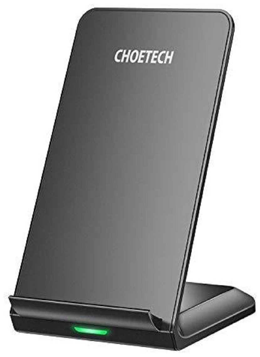 Беспроводное зарядное устройство Choetech Fast Wireless Charging Stand 10W, цвет Черный (T524-s