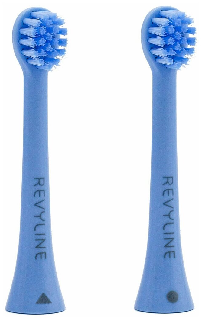 Сменные насадки для зубной щетки Revyline RL 020, синие, 2шт - фотография № 1